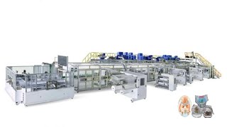 Full servo pullup baby diaper manufacturing machinebaby training pant production line [upl. by Dorian440]