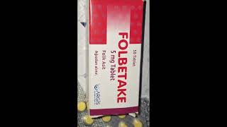 Folbetake Ne İçin kullanılır  Folbetake Folbetake 5mg Tablet Kullanımı Folbetake 5 mg [upl. by Ahsakal]