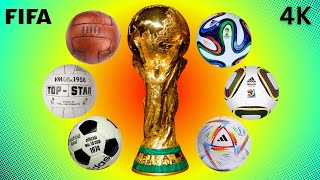 EVERY World Cup Ball  19302022 [upl. by Aketal383]