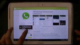 Como instalar Whatsapp en tablet facil y rapido App oficial [upl. by Nosliw]