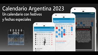 calendario Argentina 2023 [upl. by Iddo413]