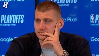 Nikola Jokic on receiving MVP amp 32 Series Lead vs Timberwolves Postgame Interview [upl. by Aicilef285]