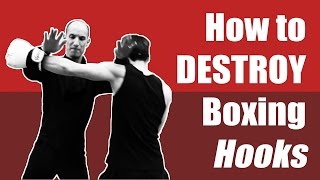 Wing Chun vs Boxing Hooks  How To Block Punch In a Street Fight [upl. by Tecu]