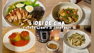 5 IDEI DE REȚETE PENTRU CINA REȚETE UȘOARE Și SĂNĂTOASE REȚETE la TEFAL ONE POTREȚETE LOW CARB [upl. by Ennairrek39]