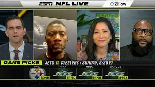 WEEK 7 PICKS amp PREDICTIONS 🔮 Jets vs Steelers reversing the curse amp more 👀  NFL Live [upl. by Sedda]