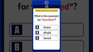 English Synonyms Quiz  Can You Score 33 synonyms english shorts [upl. by Veradis]