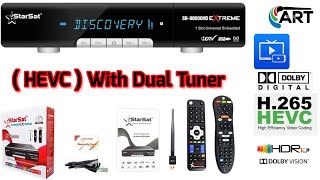 Starsat SR 90000 HD Dual Tuner GM Screen Complete Unboxing and Review  ART Satellite [upl. by Eladroc98]