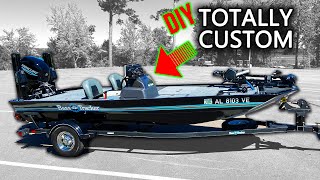 This Tracker BOATS Classic XL Will CHANGE your OPINION of DIY Jon Boats 😍 [upl. by Airdnekal906]