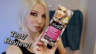 Haare 🤍 silber 🤍 färben für 2€  Réelle 1011 Diamantgrau  Test amp Review  ❄ Lilith Whitic ❄ [upl. by Vaules]