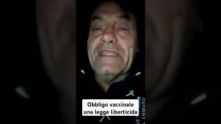 Obbligo vaccinale una legge liberticida  Moreno Ferrari [upl. by Warde]