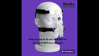 How to Wear a BiPAP or Cpap Full Face Mask StepbyStep Guide [upl. by Candis171]