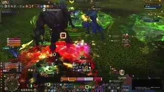 WOW S3 12 EVERBLOOM FULL RUN  Tyrannical  FERAL DRUID PoV  No Commentary [upl. by Enilekcaj208]