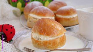 Semla Swedish cakes  Happy Dish Club [upl. by Inafetse]