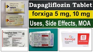 Dapagliflozin Tablets Forxiga 10 mg hindi Oxra Xigduo XR Xigduo 51000 Oxra Met XR Oxramet 5100 use [upl. by Eannej]