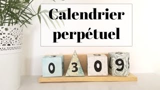 Fabriquer un calendrier perpétuel [upl. by Ahsiekin]