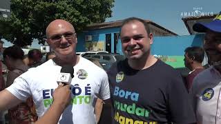 Coronel Menezes vota acompanhado de Roberto Cidade e fala sobre cenário no segundo turno [upl. by Nref431]