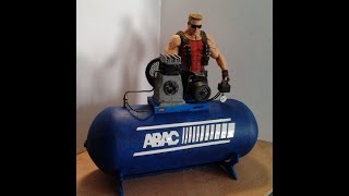 BUILDING OF A COMPRESSOR GARAGEDIORAMA 110ème SCALE CRAWLER RC [upl. by Enamrahc]