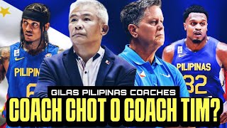 Ang MALAKING PAGKAKAIBA nina Coach Tim at Coach Chot sa Gilas Pilipinas Triangle vs Dribble drive [upl. by Yt]