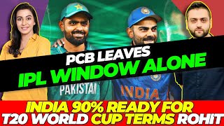 PCB on IPL Window  India vs Pak Cricket FTP 20232027 India 90 Ready for World Cup Rohit Sharma [upl. by Eikcim]