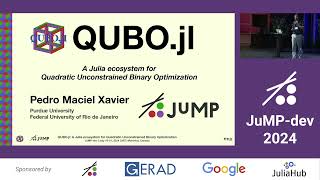 QUBOjl A Julia ecosystem for Quadratic Unconstrained Binary Optimization [upl. by Sira]