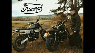 COTSWOLD BRAAPPIN  Triumph Scrambler 1200 XC amp T100 Black [upl. by Jodee]