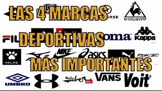 LAS 4 MARCAS DEPORTIVAS MÁS IMPORTANTES DEL MUNDO [upl. by Helga]