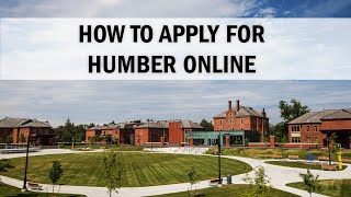 Humber application process walkthrough  For International students [upl. by Trebron]