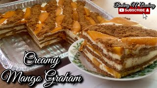 Creamy Mango Graham No HandMixer [upl. by Longfellow]