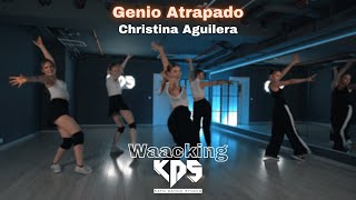 Genio Atrapado Remix by Christina Aguilera  Waacking Choreo by Laura [upl. by Kcinnay]