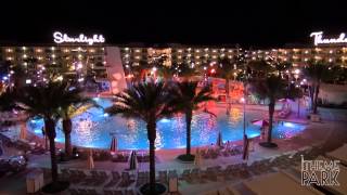 Universals Cabana Bay Beach Resort Night Tour Universal Orlando Resort [upl. by Tildy]