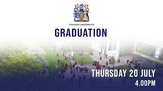 Teesside University Graduation Thursday 20 July 2023  400pm [upl. by Aihtnamas]