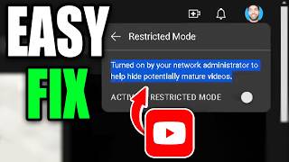 How To Fix YouTube Restricted Mode Turned On By Network Administrator  Easy Guide [upl. by Ash630]