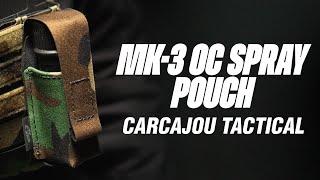 MK3 OC Spray Pouch Overview I Carcajou tactical [upl. by Wallford]