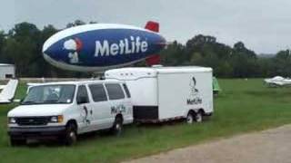 Met Life Blimp in Fredericksburg VA [upl. by Eicaj652]