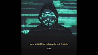 Vídeo do Anonymous para Vladimir Putin da Rússia  Tradução em Português [upl. by Ahsircal]