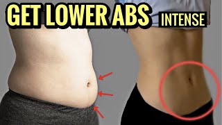 10 Min LOWER ABS Workout Intense  burn lower belly fat NO equipment [upl. by Kcirtapnhoj]