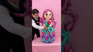 Make a doll with balloons Balloon training Zhengzhou balloon training Henan balloon training Bal [upl. by Rafaellle438]