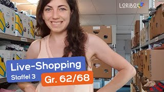 LiveShopping Gr 6268 Teil 2 – Secondhand Babykleidung bei Loribox – Staffel 3 [upl. by Karisa]