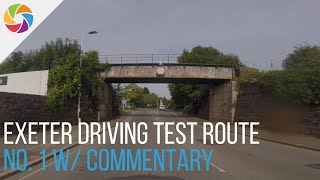 Exeter Driving Test Route No 1 W Commentary [upl. by Assirual]