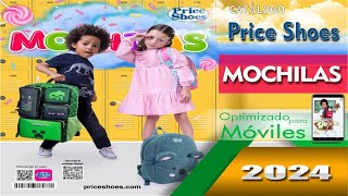 CATALOGO PRICE SHOES MOCHILAS 2024 [upl. by Lamraj]