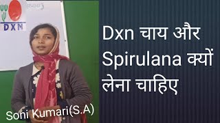 Dxn चाय और Sprulana क्यों लेना चाहिए BYSoni kumariSA [upl. by Lossa]