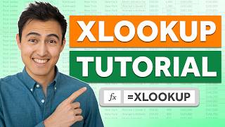 The Ultimate XLOOKUP Tutorial The Best Excel Formula [upl. by Nylacaj]