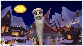 The Nightmare Before Christmas Full Movie  Kingdom Hearts  Game Movie [upl. by Keare605]