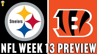 Pittsburgh Steelers vs Cincinnati Bengals Prediction  NFL Week 13 Picks  12124 [upl. by Doraj]