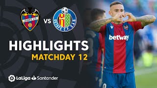 Highlights Levante UD vs Getafe CF 30 [upl. by Seafowl]