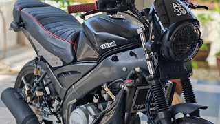 Yamaha Fz150 to CafeRacer Part1 [upl. by Rosario537]