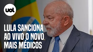 🔴 Lula ao vivo Presidente sanciona nova lei do programa Mais Médicos acompanhe cerimônia [upl. by Falcone]