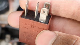 Comment tester un relais 12v dun véhicule How to test a 12v four pin relay on your vehicle [upl. by Enohpesrep]