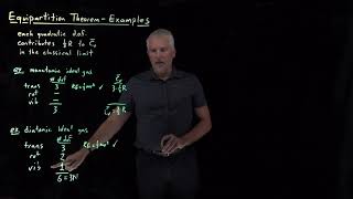 Equipartition Theorem  Examples [upl. by Ennayk902]