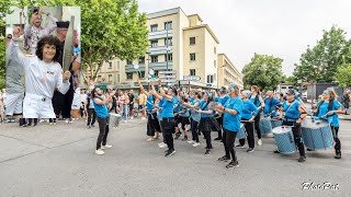 Tribalatam au Relais de la flamme olympique 2024 à Valence avec Jeannie Longo [upl. by Conni]